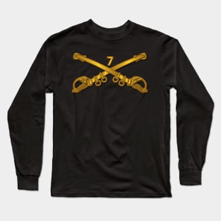 7th Cavalry Branch wo Txt Long Sleeve T-Shirt